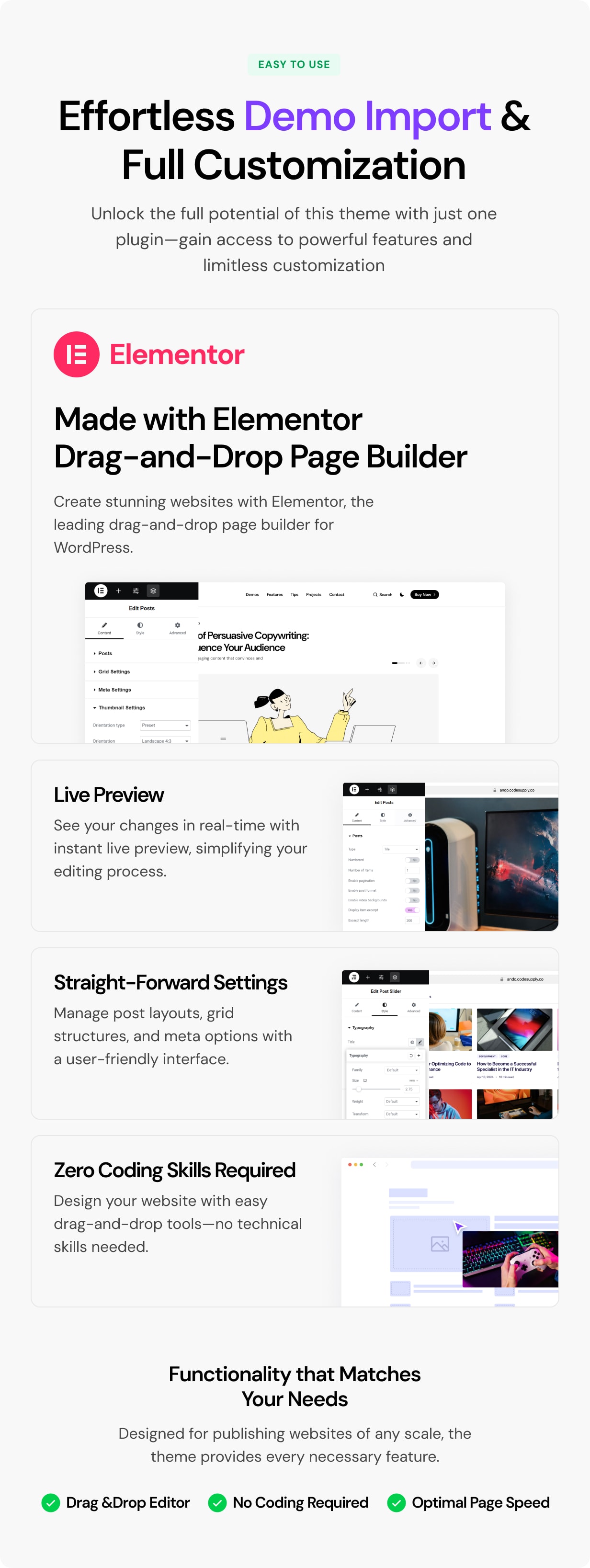Ando - Performance Optimized WordPress Blog and CV Theme for Creative Professionals