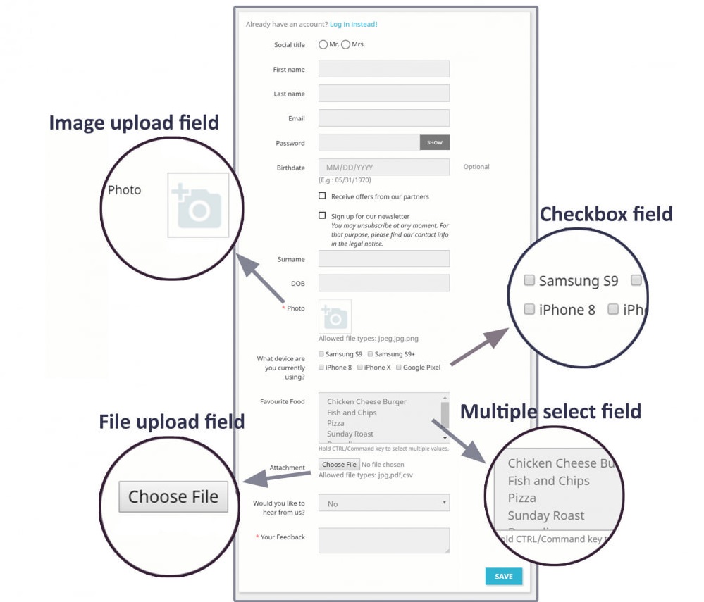 CustomizedFields