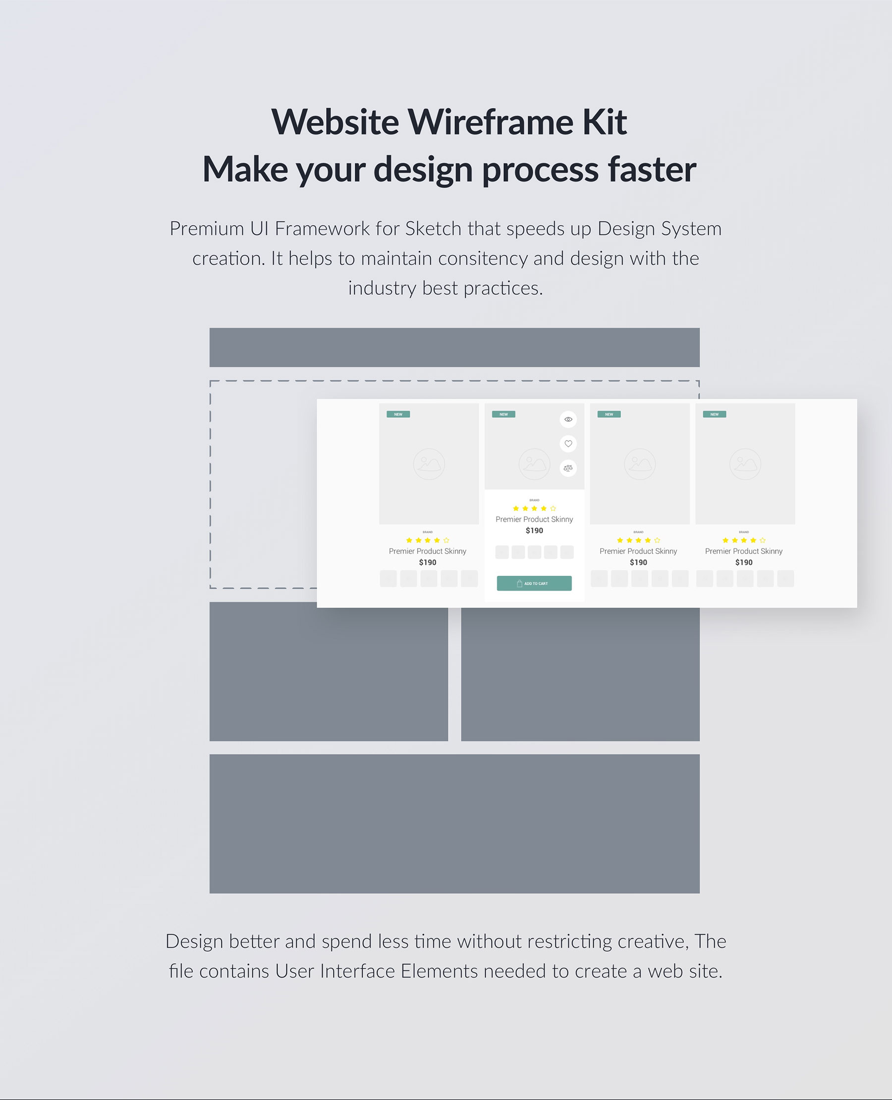Realwire for commerce -  Wireframe Library Collection - 4