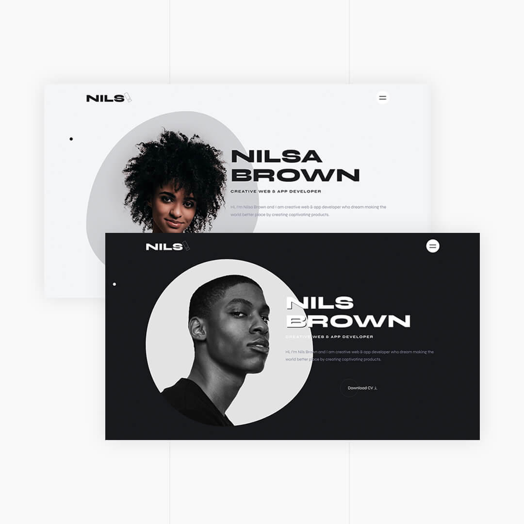 Nils - Personal Portfolio WordPress Theme
