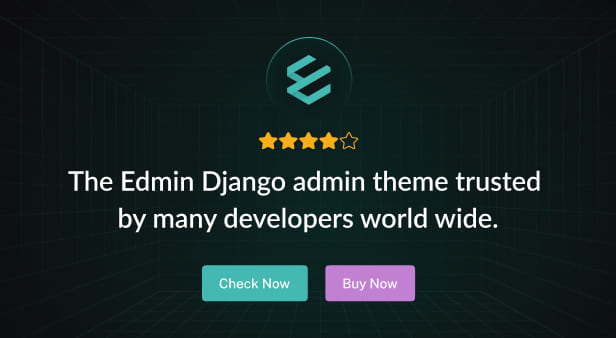 Edmin Admin Dashboard theme