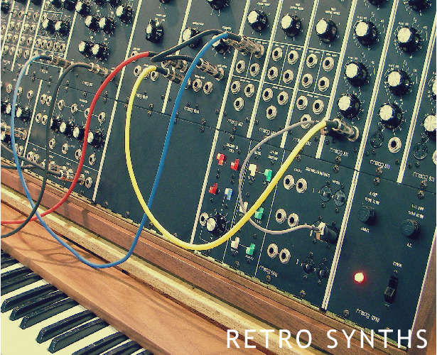 Retro synthesizer shop