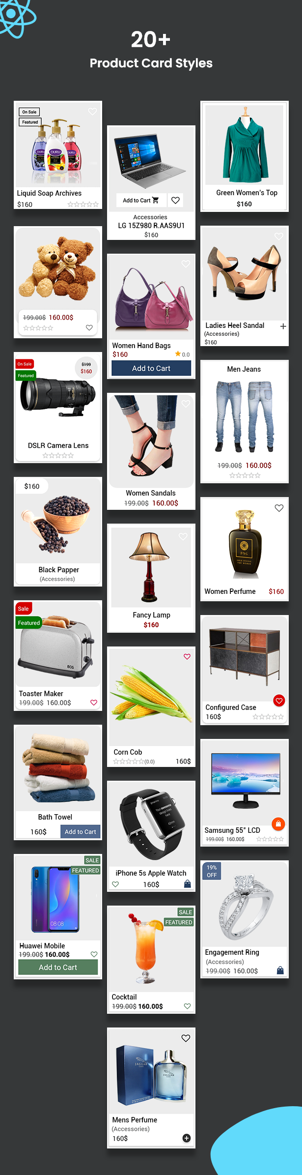 React Ecommerce - Universal iOS & Android Ecommerce / Store Full Mobile App with PHP Laravel CMS - 14