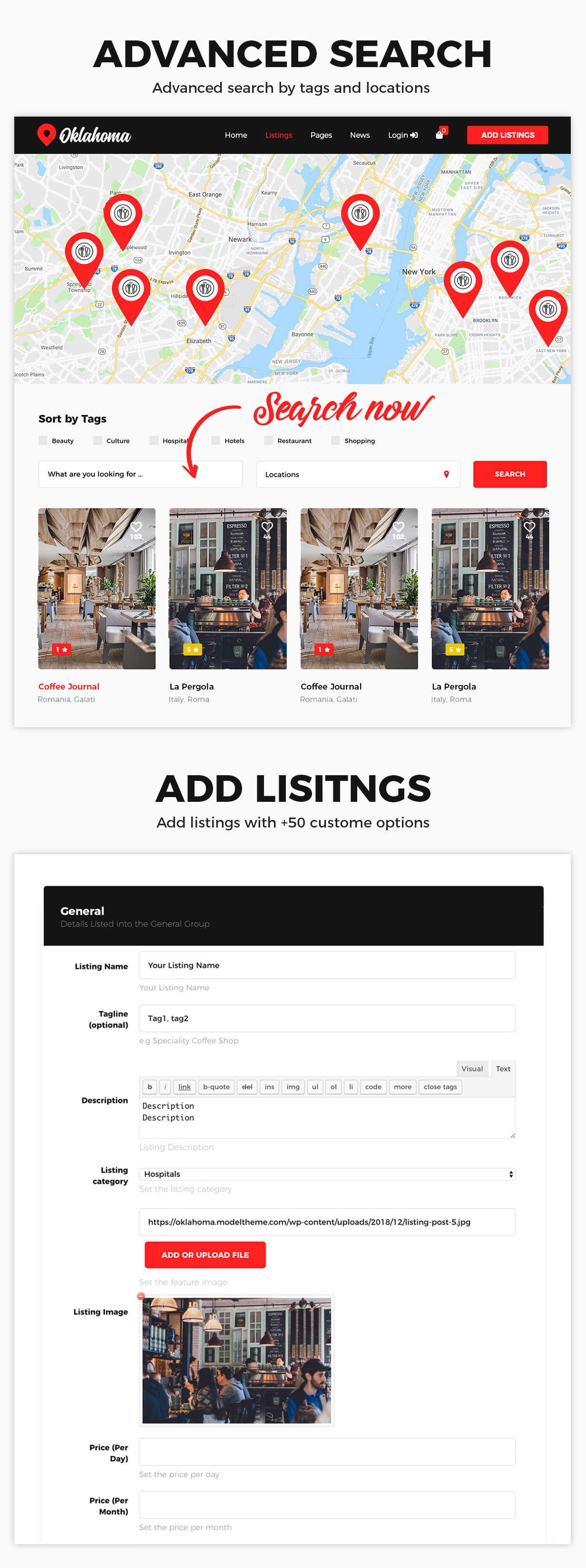 Oklahoma - Directory & Listings WordPress Theme - 4