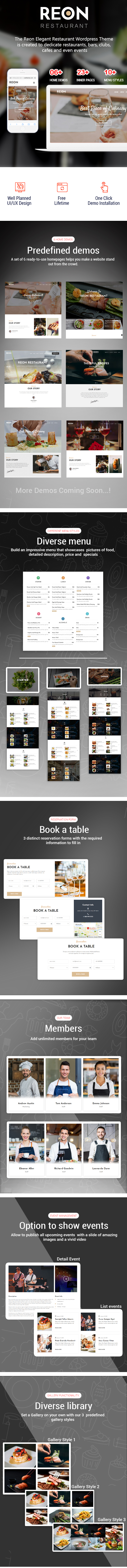 Reon Restaurant Wordpress Theme By Ovatheme Themeforest