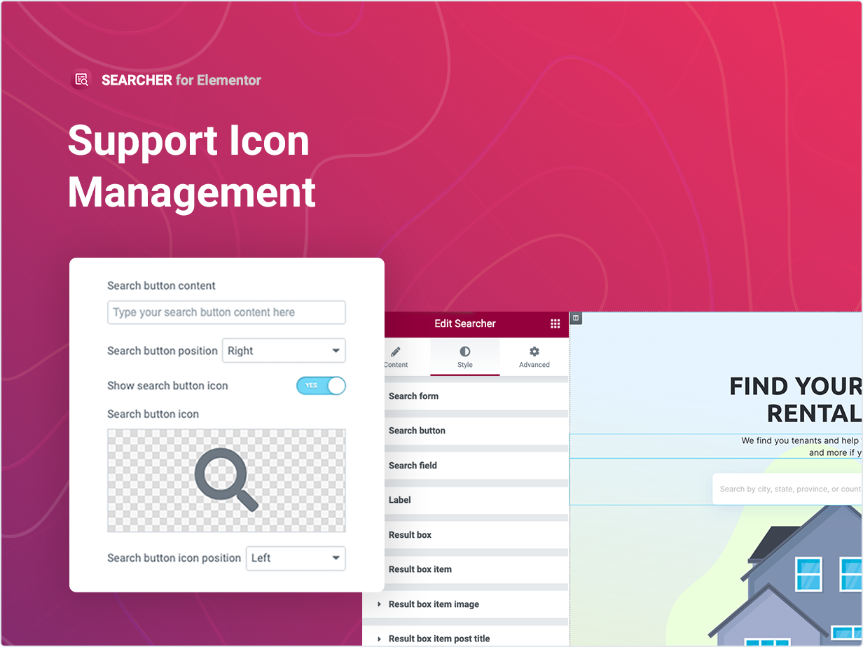 Support Icon Management