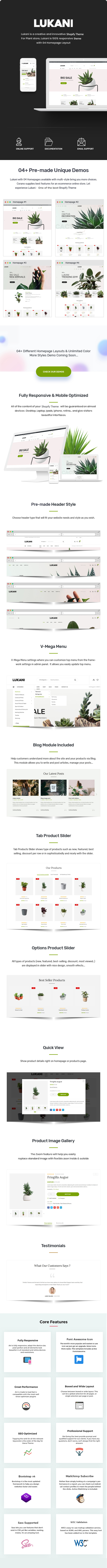 Lukani - Plant And Flower Shop Shopify Theme