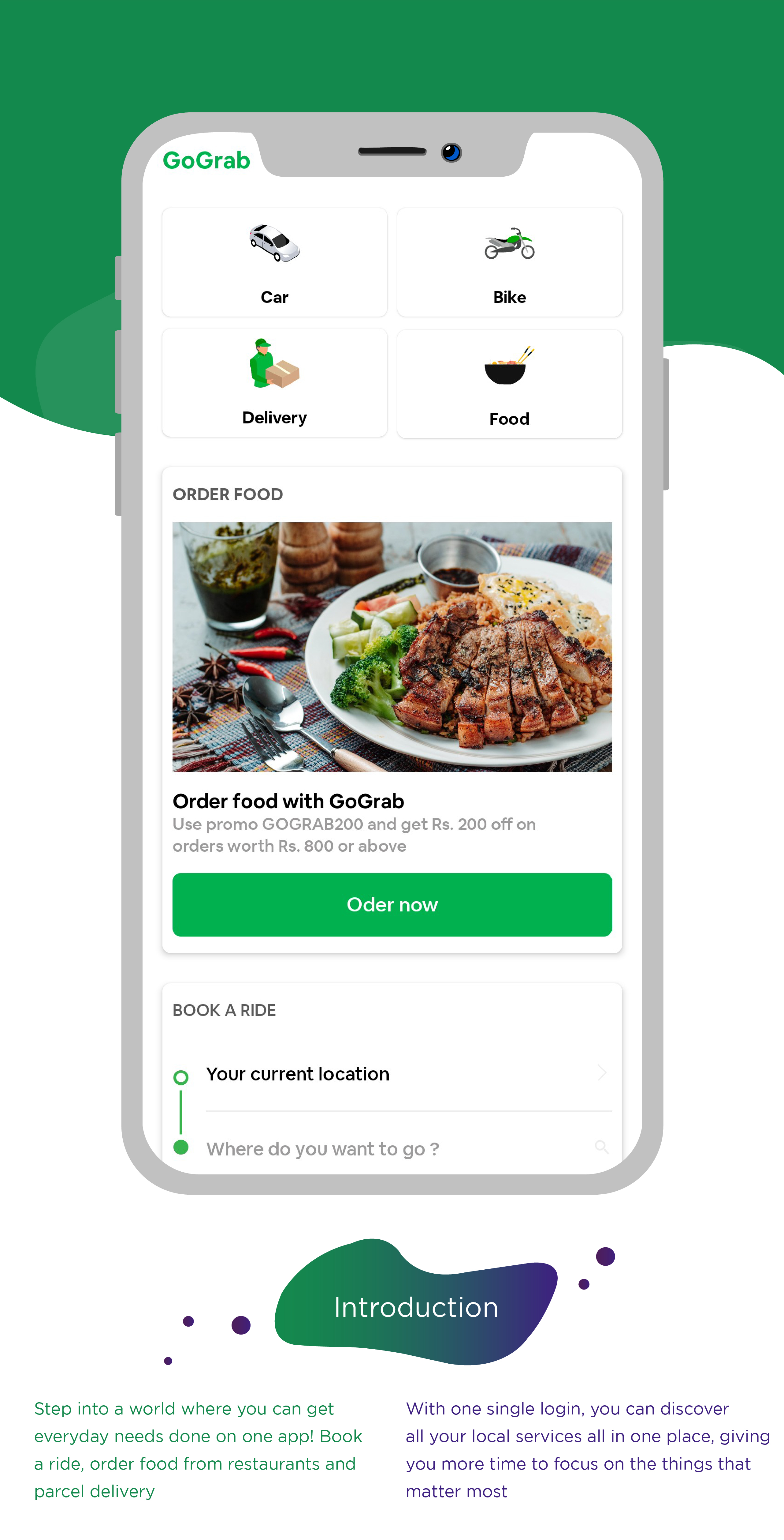 Careem Clone - All In One Multi Service APP Solution(Taxi, Food and Parcel Delivery) - 3