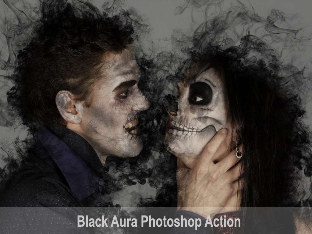 Black Aura Photoshop Action