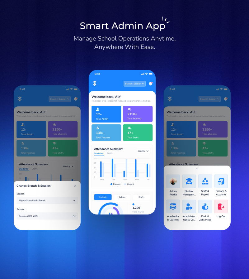 Mighty School Pro - School Management System (ERP, Multi-Branch, SaaS) - 16