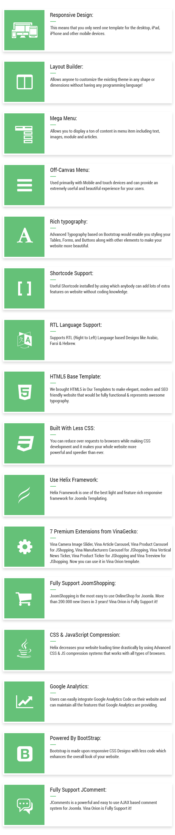 Orion :: Businesses & e-Commerce Joomla Template - 23