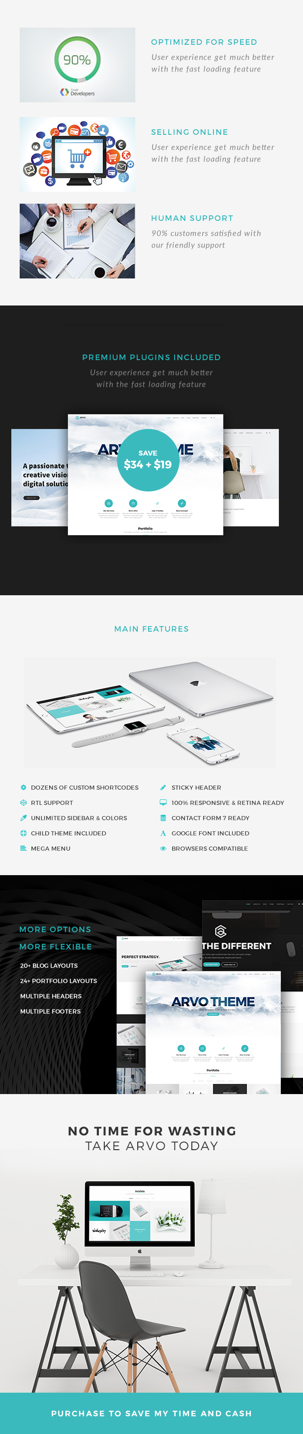 Arvo - A Clever & Flexible Multipurpose WordPress Theme - 11