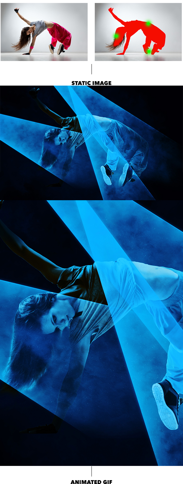 Gif Animated Stage Lights Photoshop Action - 12