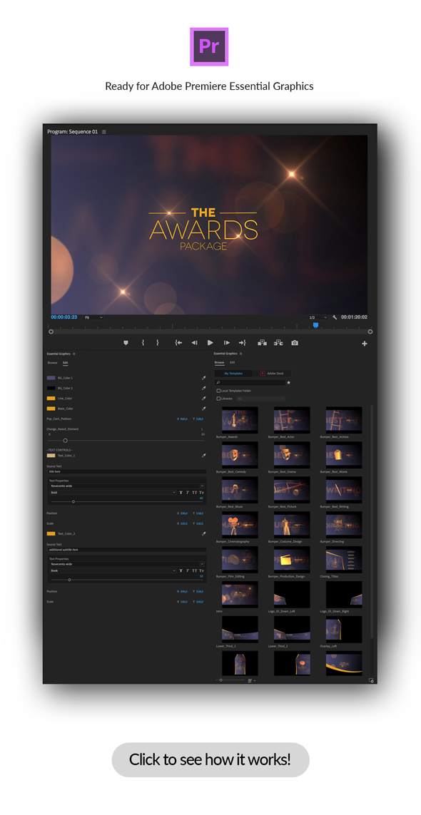 The Awards Package Essential Graphics | Mogrt - 7
