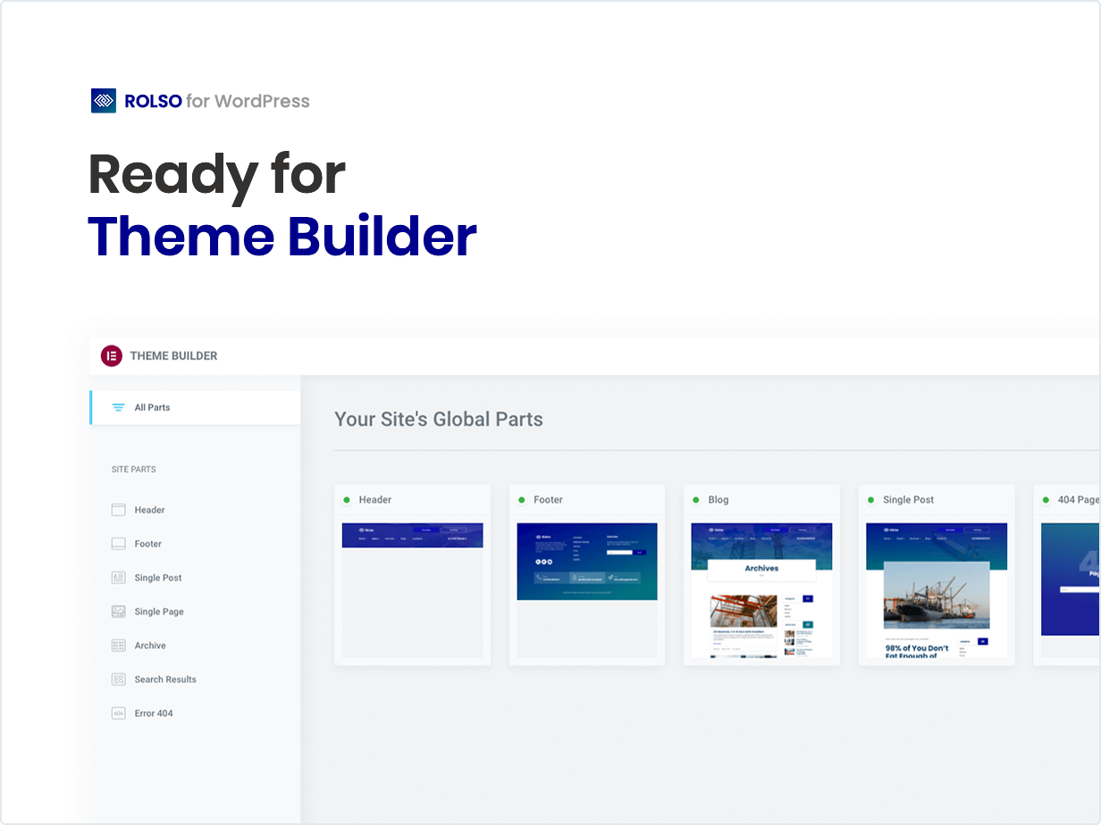 Ready for Theme Builder