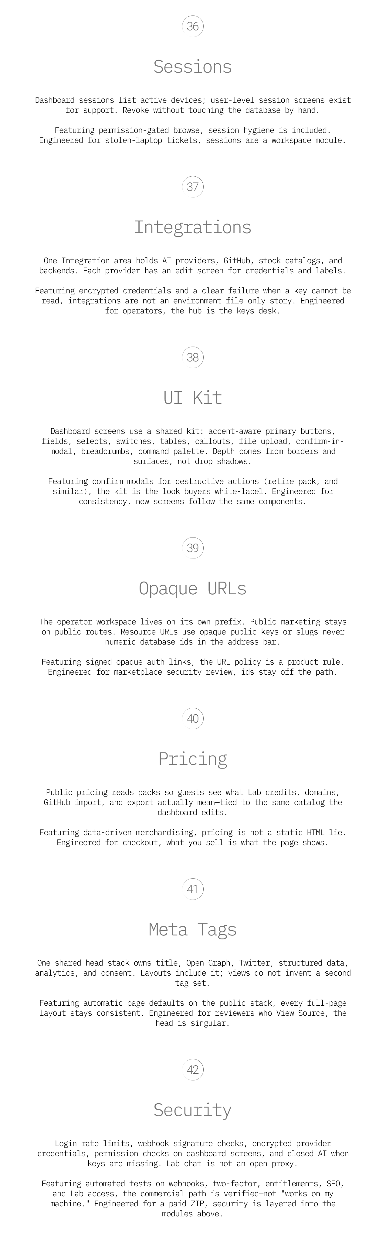 Marketing site — landing page, blog and legal pages included