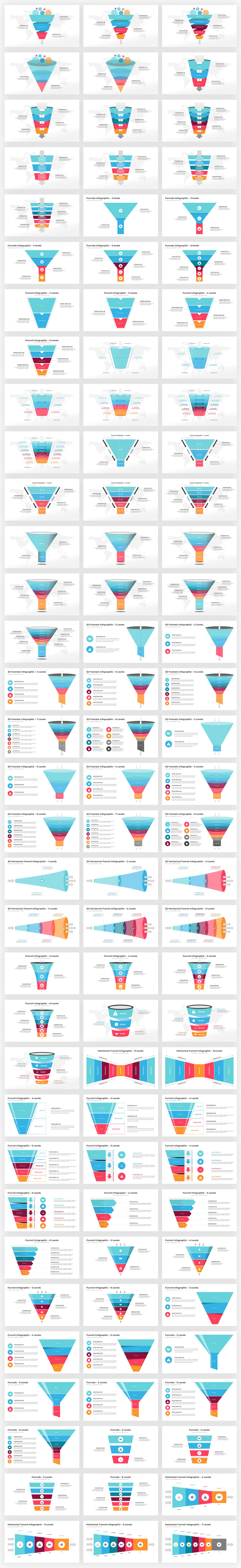 Infographics Complete Bundle PowerPoint Templates - 70