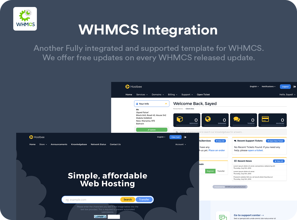 Html Email Templates For Whmcs Theme