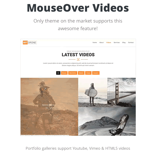 907 - Responsive Multi-Purpose WordPress Theme