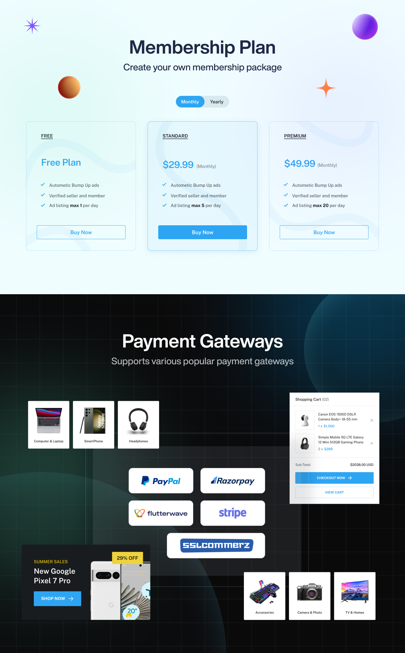 User Wallet & Orders