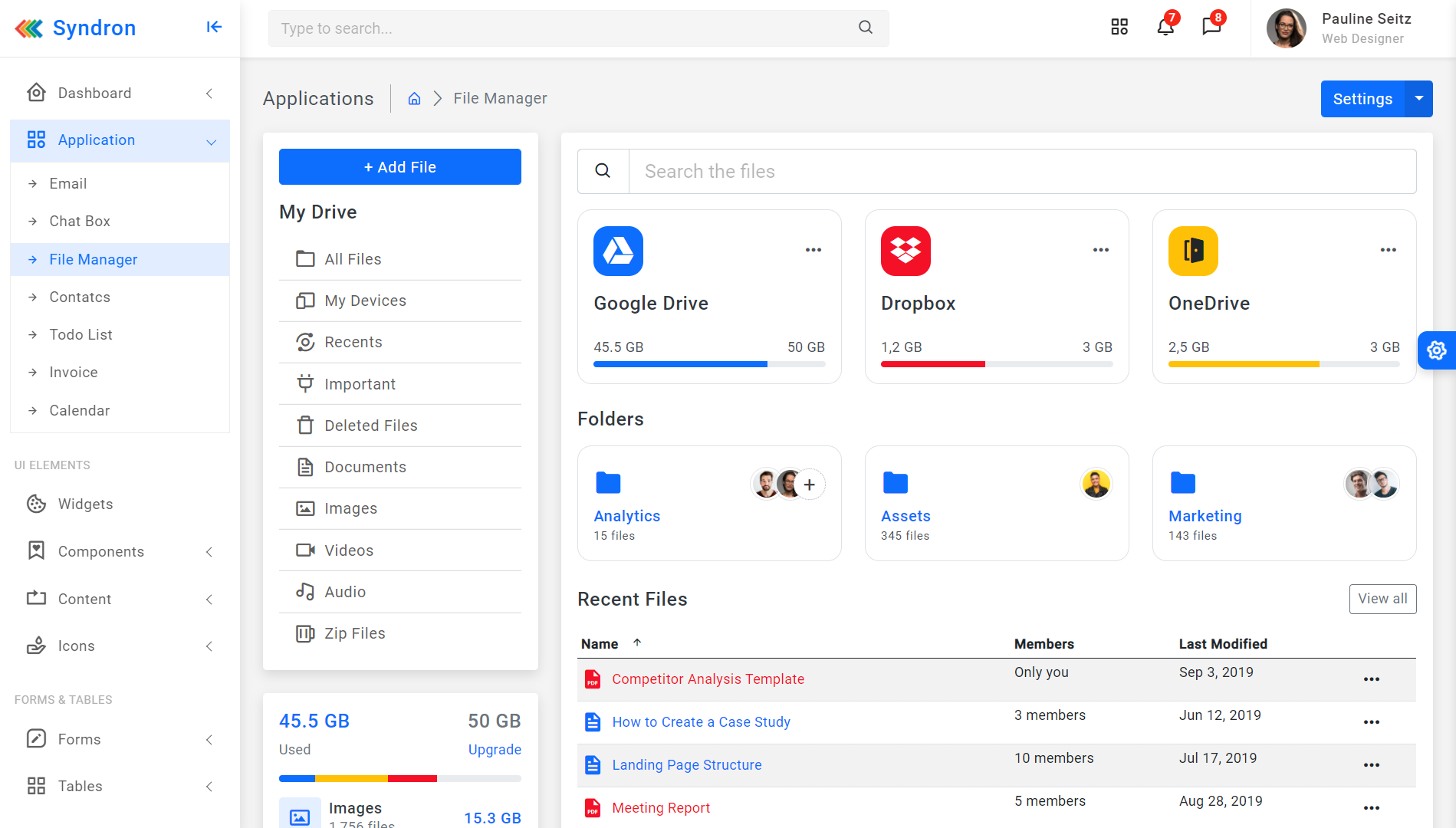 Syndron - Bootstrap5 Admin + eCommerce Template - 10