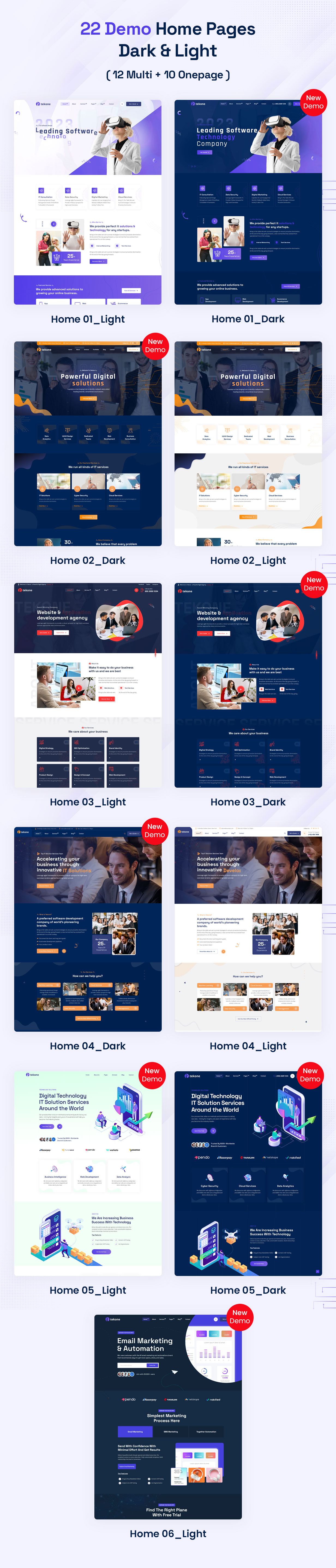 Tekone - IT 解决方案和技术 WordPress 主题 - 8