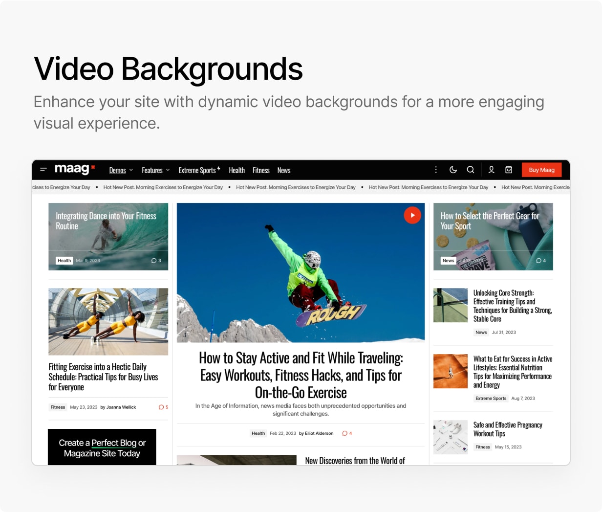 Maag - Modern Blog & Magazine WordPress Theme