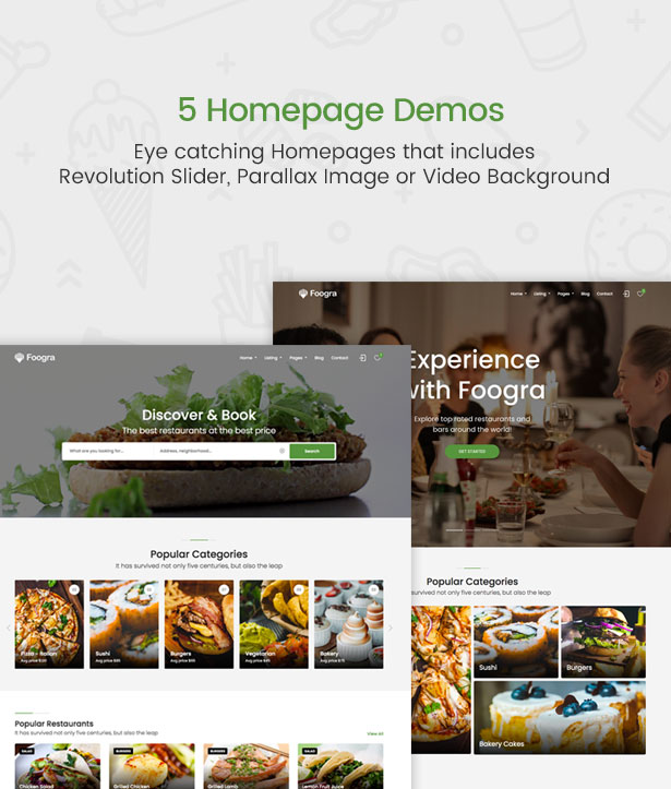 Foogra - Restaurants Directory & Listings WordPress Theme - 5