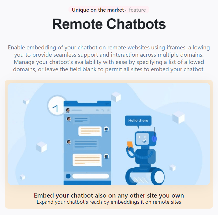 Remove iframe chatbot