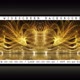 Waves Particle Trails Gold Background - VideoHive Item for Sale