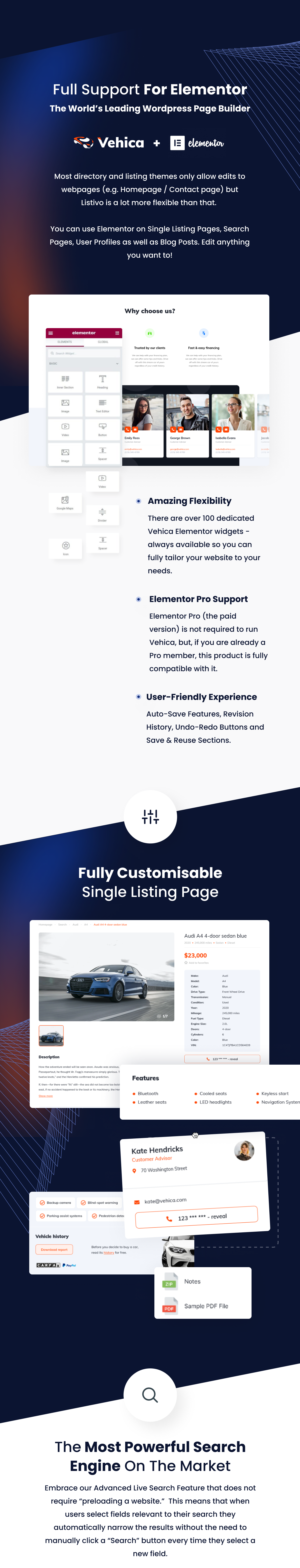 Vehica - Car Dealer & Automotive Listing WordPress Theme