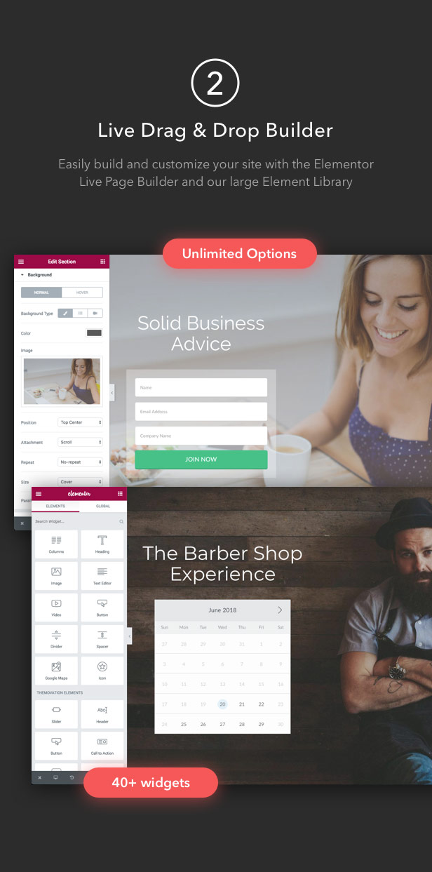 Entrepreneur - Booking for Small Businesses WordPress Theme - 2