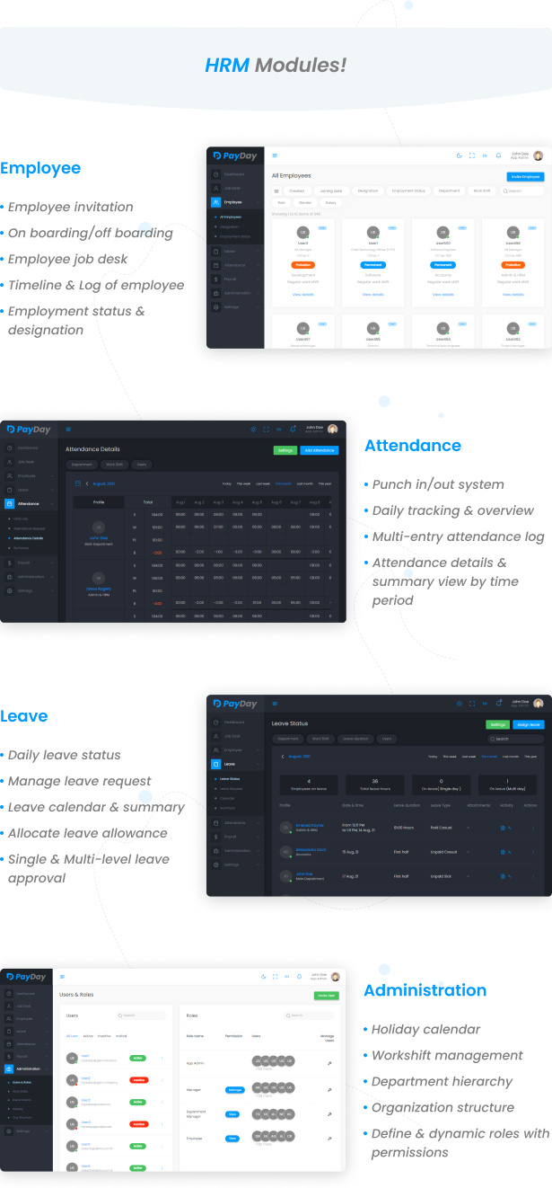 PayDay v1.9 - HRM Solutions - Authentic WP