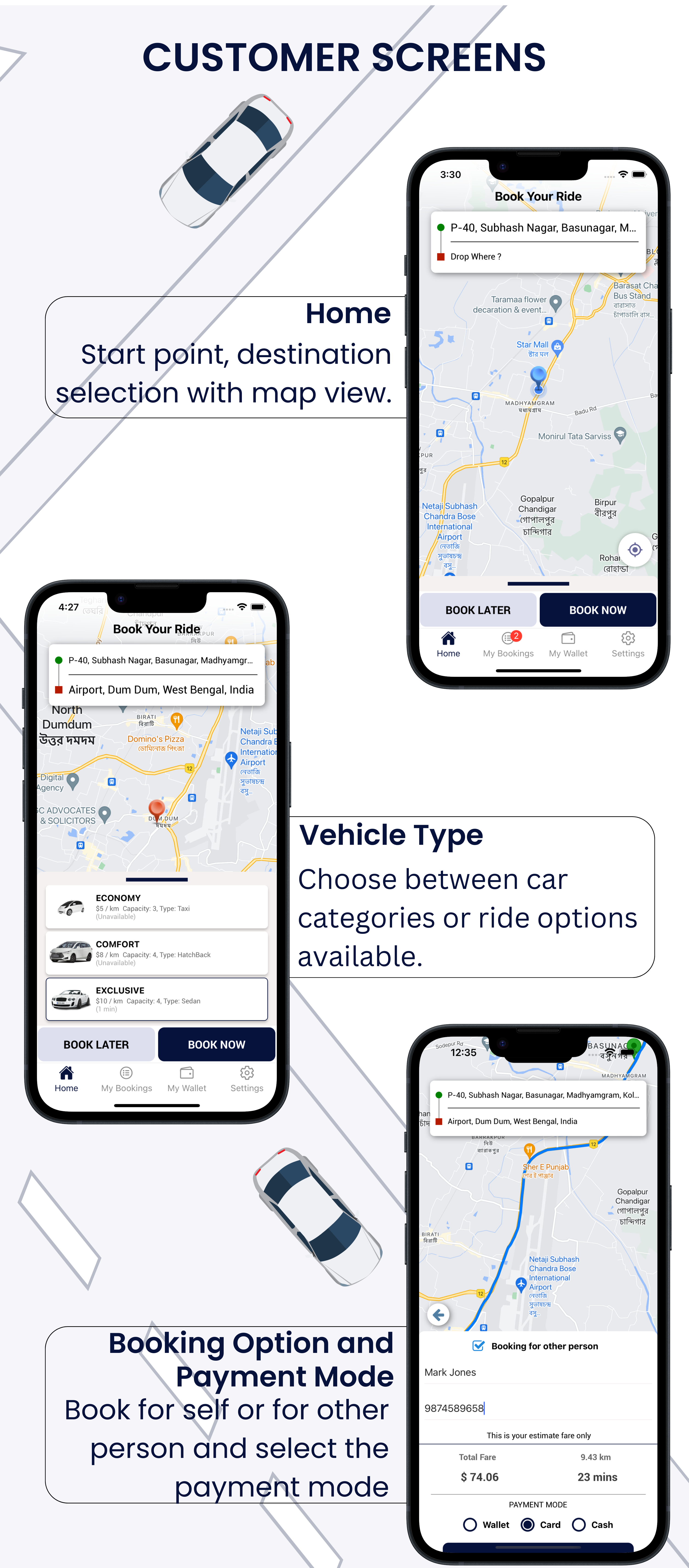 Exicube Taxi App - 5