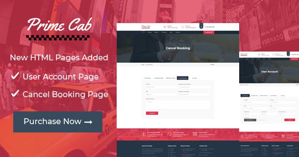 Prime Cab - Taxi | Mẫu đặt xe - 6