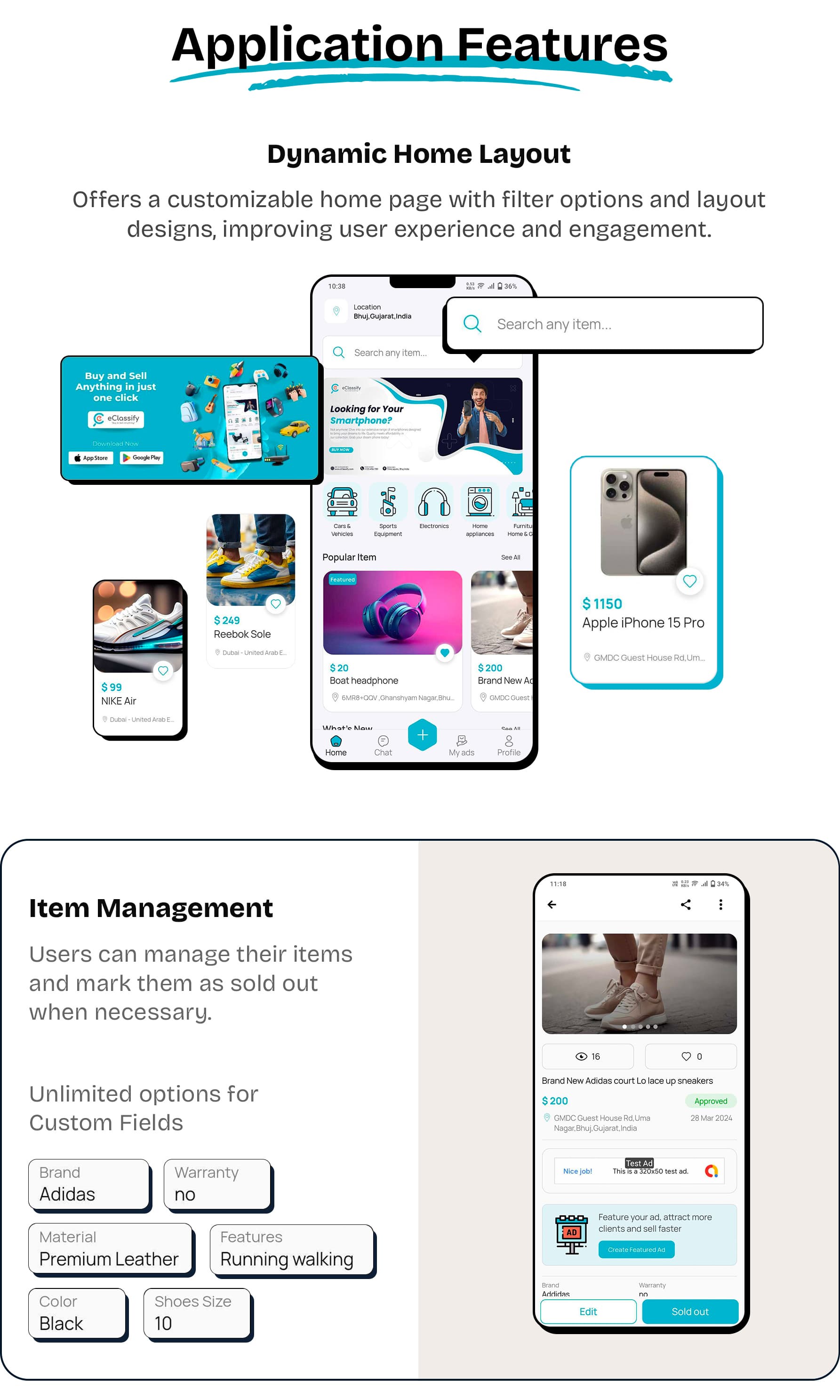 eClassify - Classified Buy and Sell Marketplace Flutter App with Laravel Admin Panel - 14