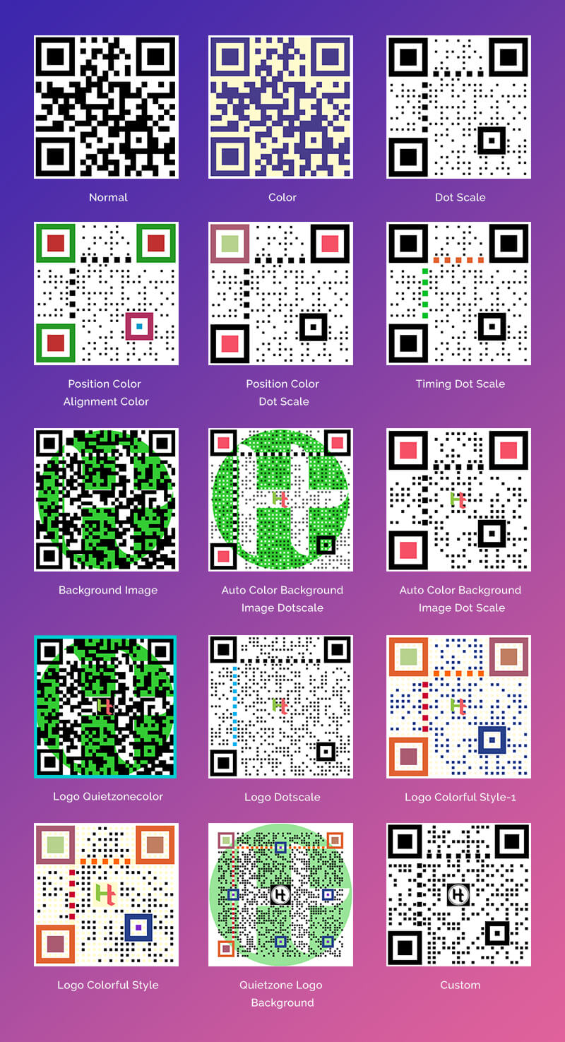 HT QR Code Generator for WordPress