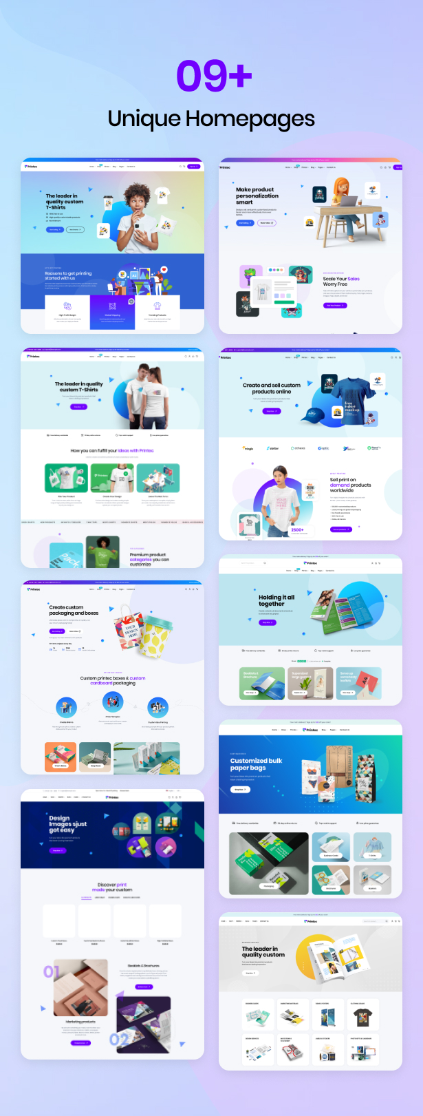 Printec - Printing Company WooCommerce WordPress Theme