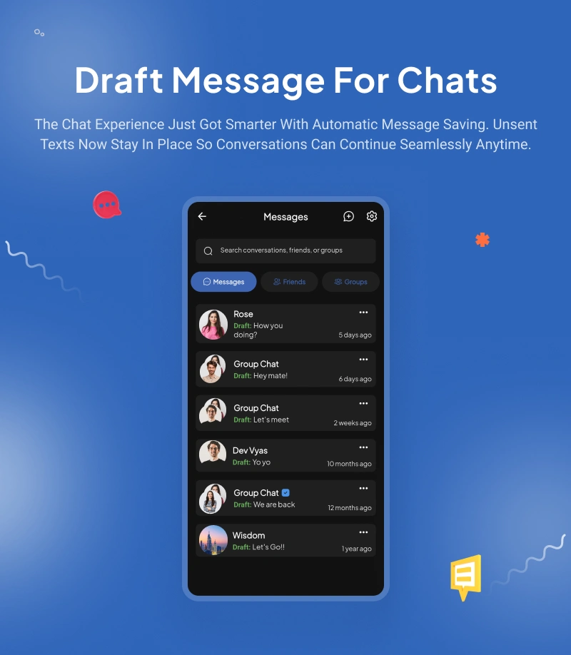 Social Network Flutter App with BuddyPress Backend | SocialV | Iqonic Design