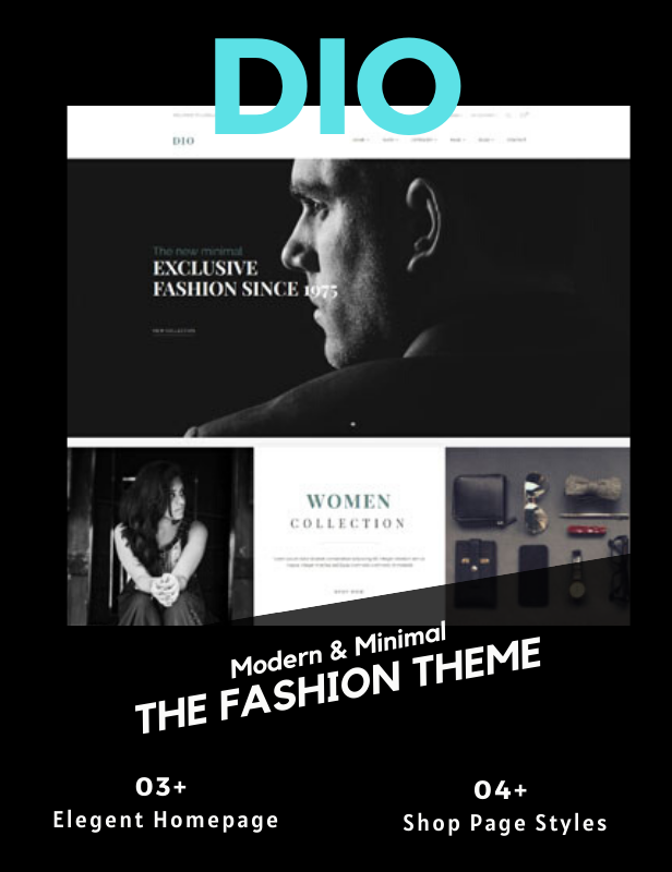 Dio Minimal & Responsive Fashion Prestashop Theme