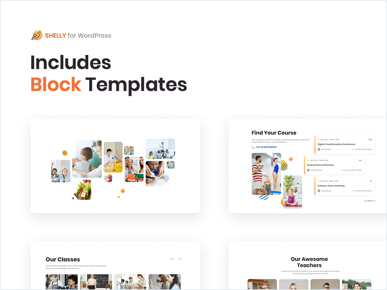 Includes Block Templates