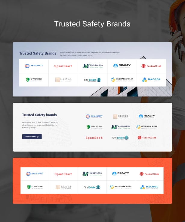 Trusted safety brands