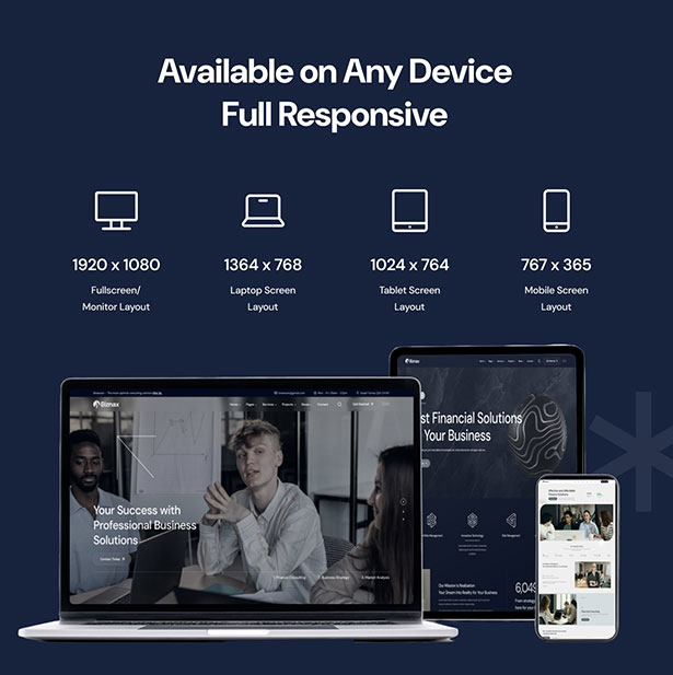 Biznax - Business Consulting WordPress Theme - 7