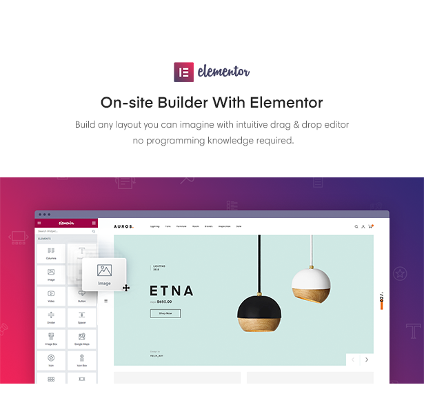 Auros - Furniture Elementor WooCommerce Theme