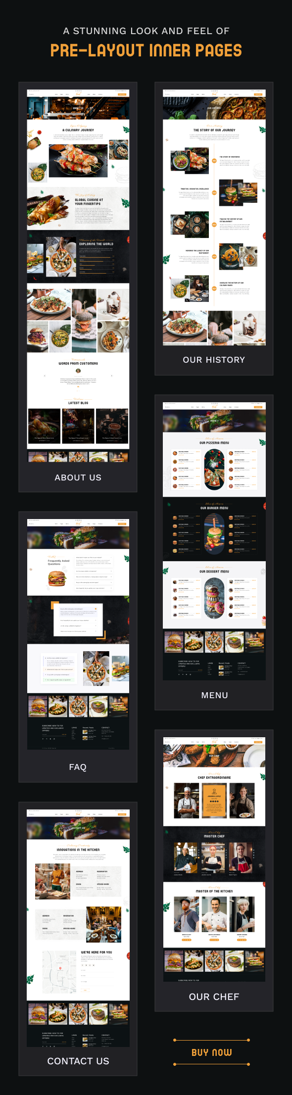 Dishify - Restaurant WordPress Theme