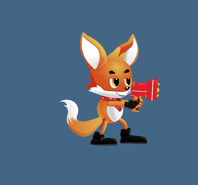 Foxy 2D Game Character Asset - 2