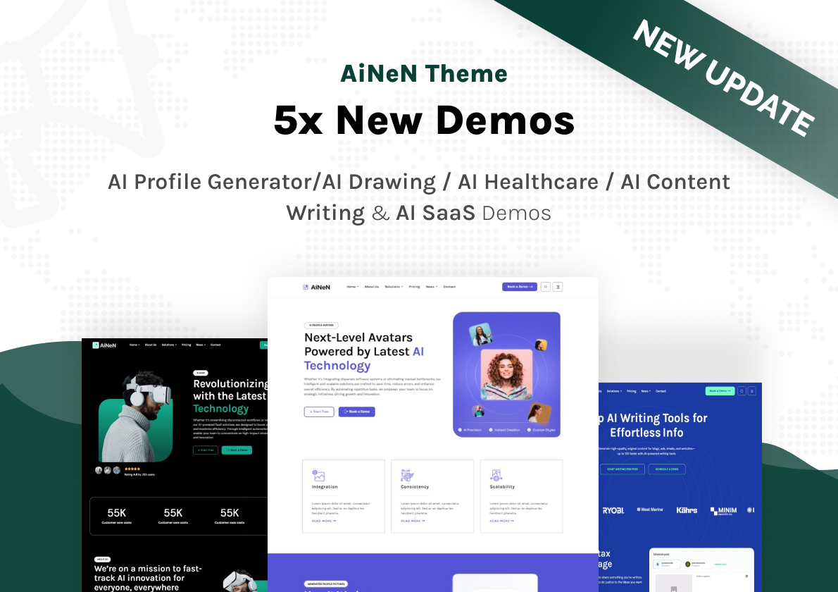 Ainen - AI Agent & Automation WordPress Theme