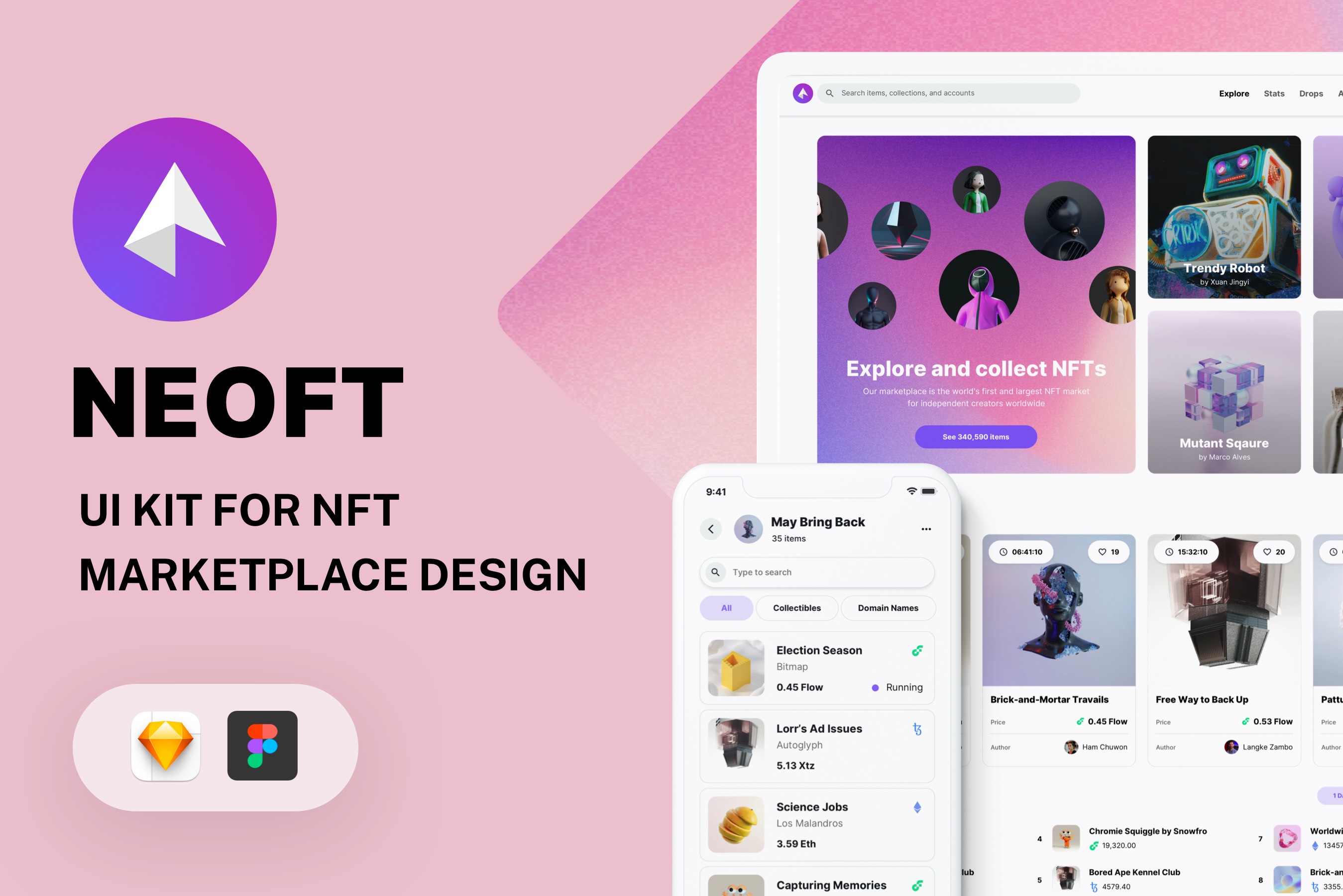 NeoFT - UI Kit for NFT Marketplaces - 1