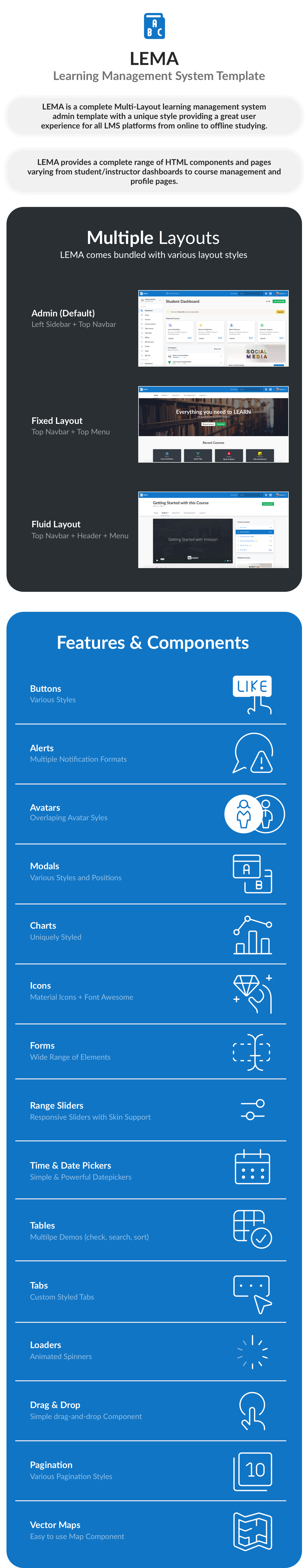 LMS - Learning Management System Template