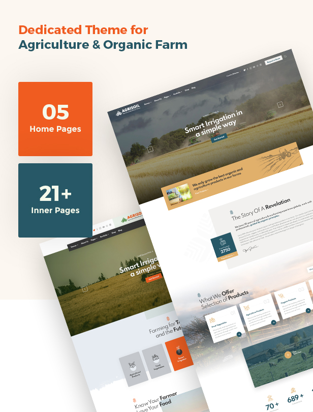 Agrisoil - Agriculture & Organic Farm WordPress Theme